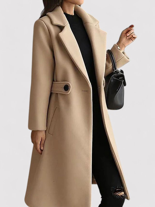 Neriza | Women’s Longline Winter Coat | Refined Shape & Cold-Day Coverage