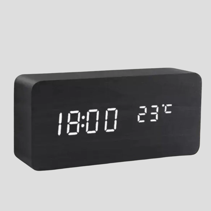 Alarm Clock LED Display with Voice Control