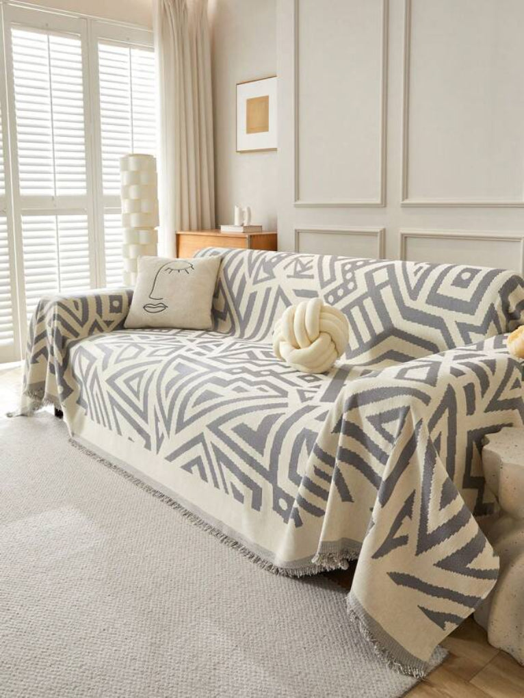 Bohemian Style Chenille Sofa Towel