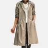 Women’s Water-resistant Hooded Knee Length Jacket