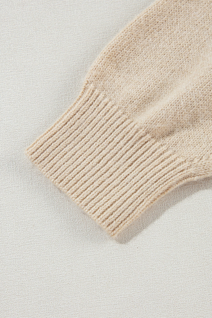 Florell | Women’s Floral Knit Sweater | Subtle Detail & Everyday Layer