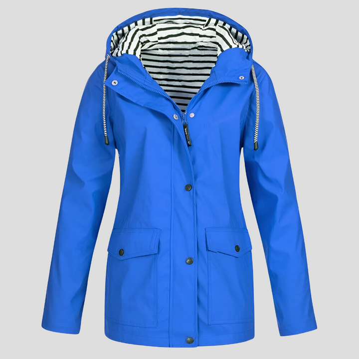 Women’s Water-resistant and Wind-resistant Hooded Jacket