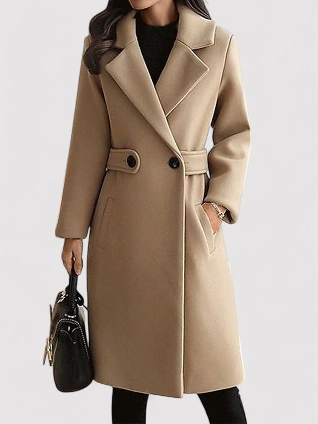 Neriza | Women’s Longline Winter Coat | Refined Shape & Cold-Day Coverage