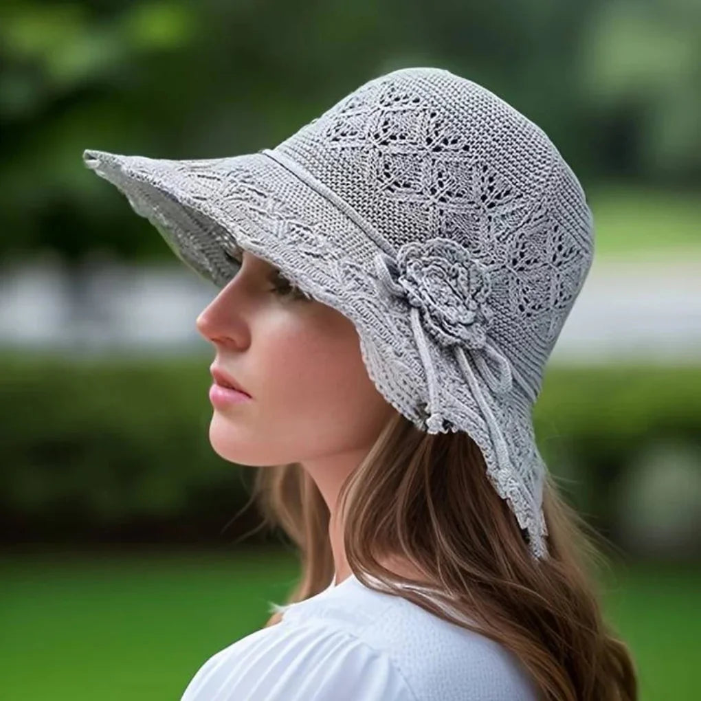 Elegant Lace Sun Hat for Women