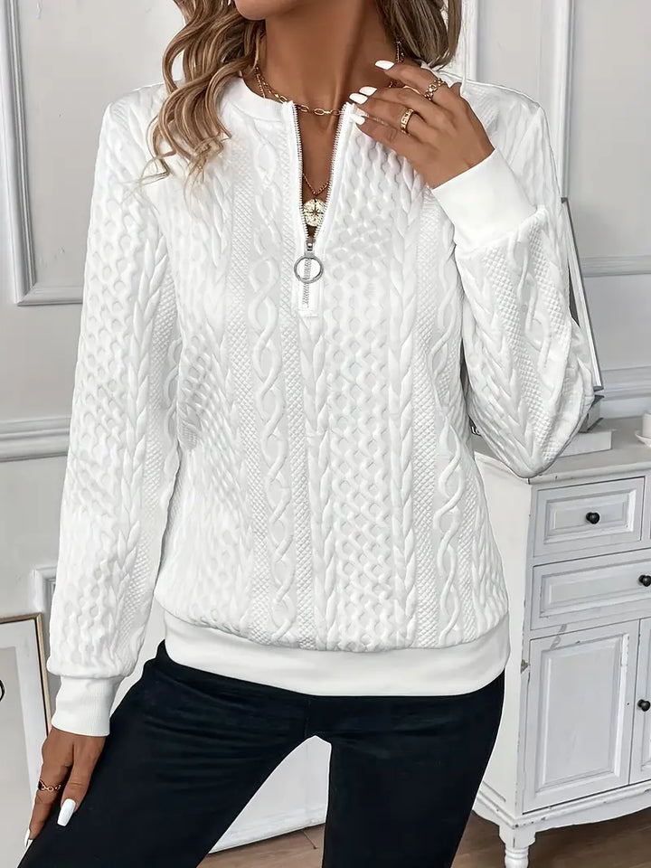 Zipopra | Women’s Zip-Front Sweater | Casual Look & Everyday Ease
