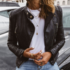 Serelle | Women’s Classic Leather Style Jacket | Versatile Cut