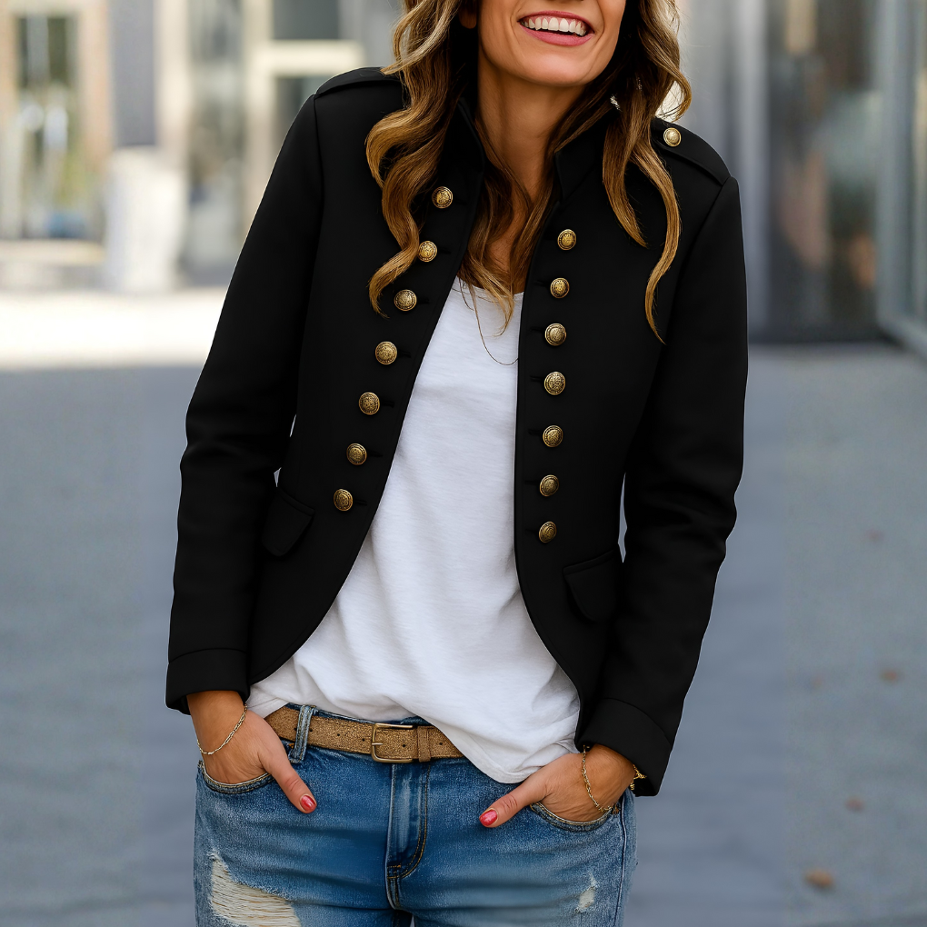 Bendira | Women’s Stand Collar Jacket | Tailored Fit & Modern Shape