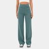Casual Straight Pants with High Waist