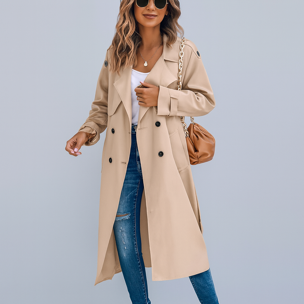 Charlenne | Women’s Elegant Trench Coat | Classic Style