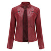 Stylish Faux Leather Women's Jacket