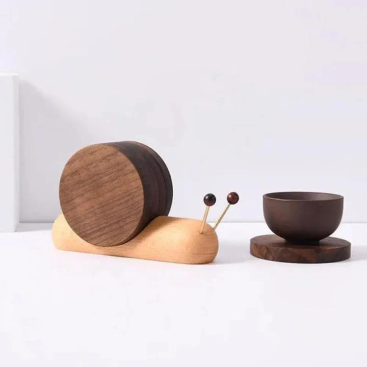Scandinavian Walnut Coasters
