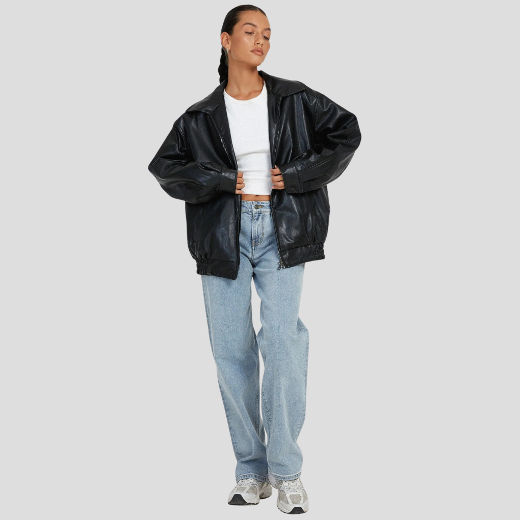 Women’s Loose Jacket – Relaxed Layering with Edge