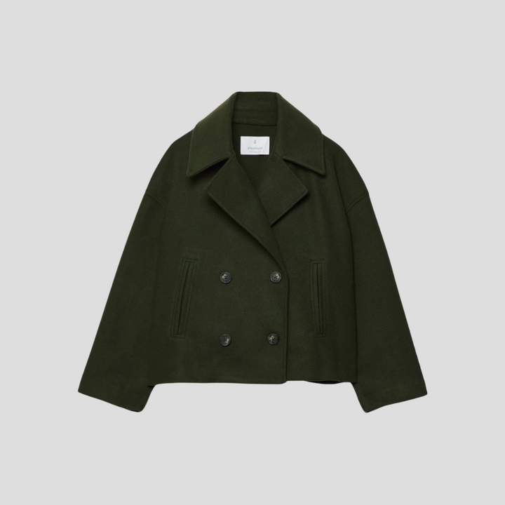 Chic Double-Breasted Short Coat β Elegant & Timeless