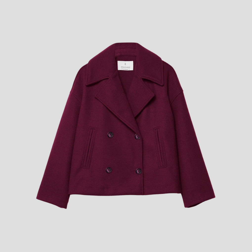 Chic Double-Breasted Short Coat β Elegant & Timeless