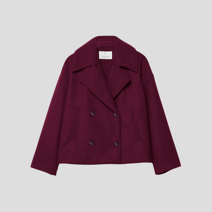 Chic Double-Breasted Short Coat β Elegant & Timeless