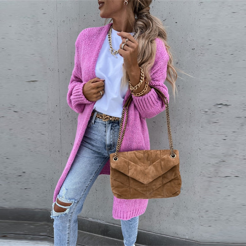 Zavira | Women’s Casual Long Cardigan | Relaxed Fit & Cozy Texture