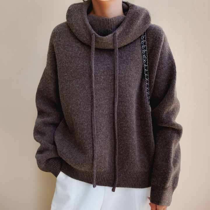 Anette | Women's Oversized Hoodie | Knitted