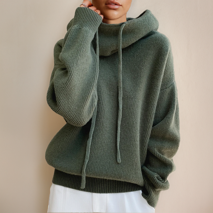 Anette | Women's Oversized Hoodie | Knitted