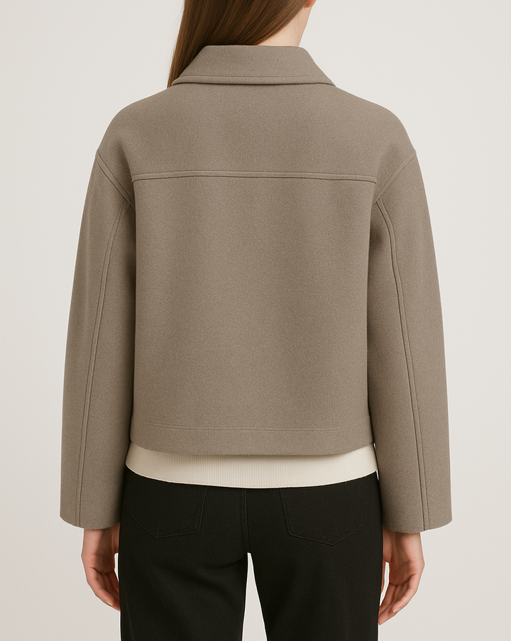 Ardenza | Women’s Tailored Mid-Length Jacket | Clean Cut Design