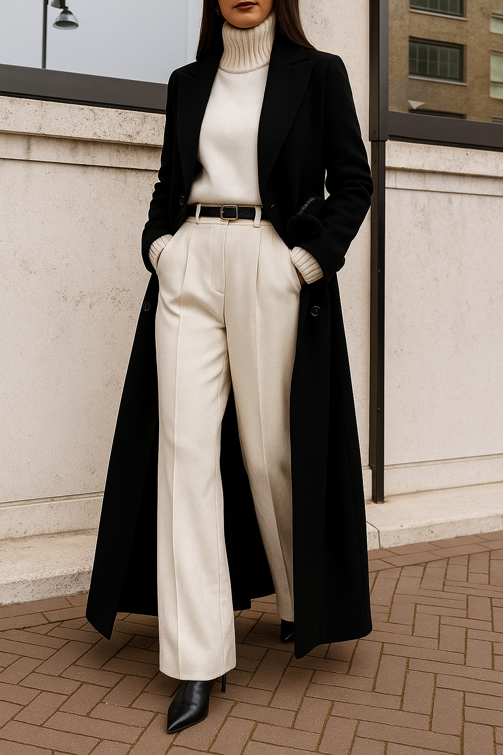 Athrena | Women’s Tailored Elegance for Timeless Winter Style Longline Coat