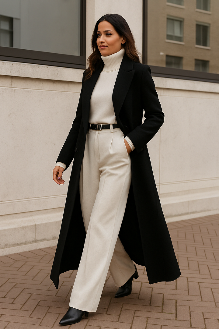 Athrena | Women’s Tailored Elegance for Timeless Winter Style Longline Coat