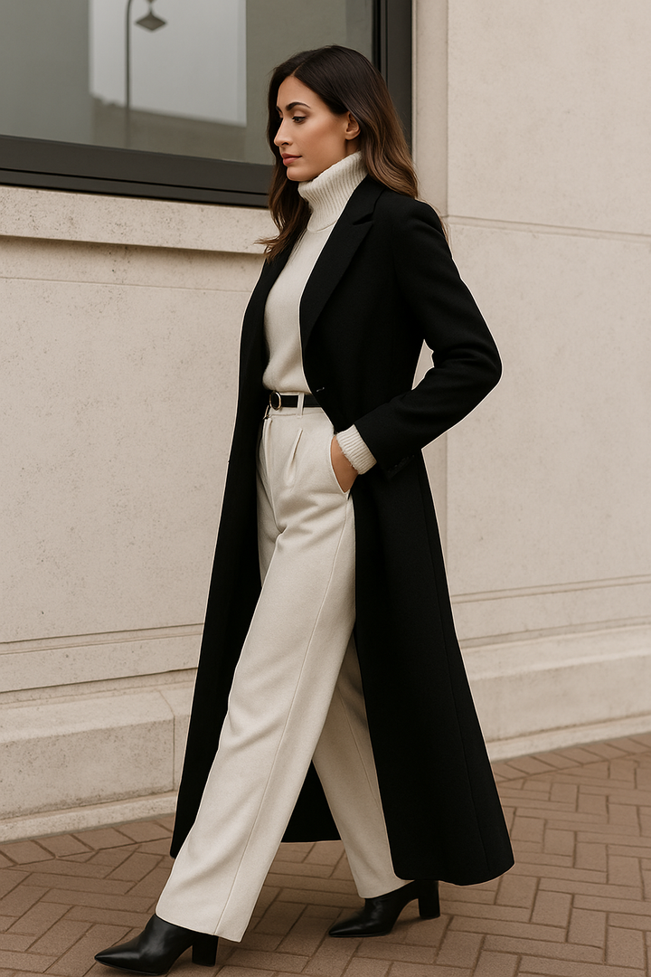 Athrena | Women’s Tailored Elegance for Timeless Winter Style Longline Coat