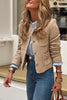 Brivelle | Women's Textured Crew Neck Jacket | Unique & Stylish