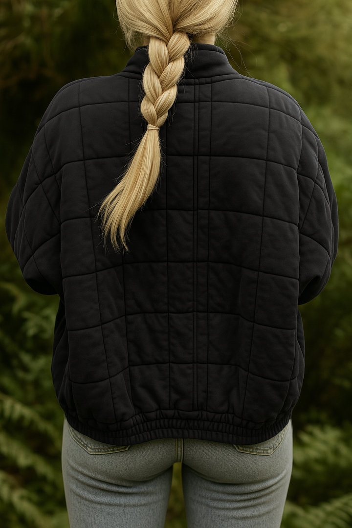 Caitreza | Women’s Quilted Button Jacket | Light Padding & Modern Cut