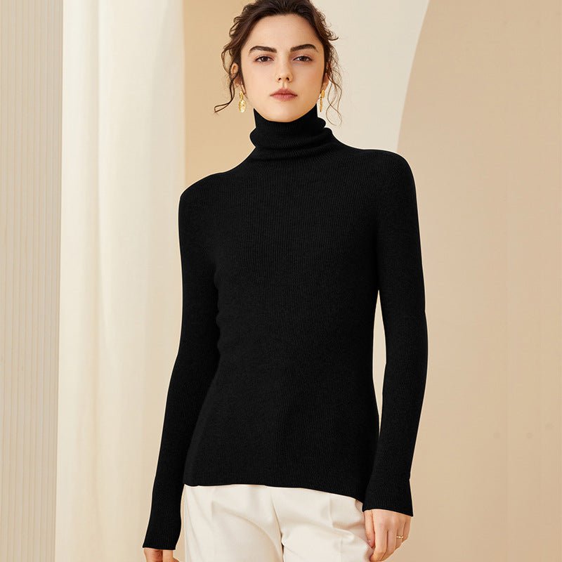 Elisora | Women’s Long Sleeve Turtleneck Sweater | Relaxed Fit & Seasonal Warmth