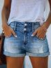 Women's Ripped Denim Shorts