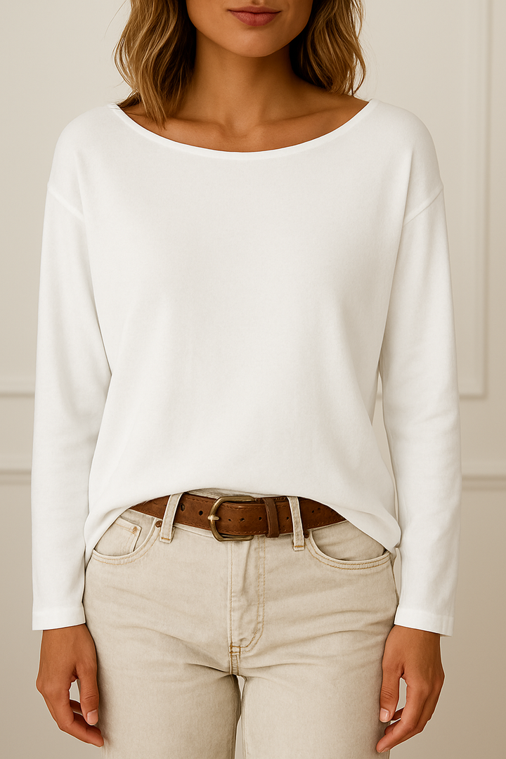 Elri | Women's Elegant Lightweight Sweater | Classic Crew Neck