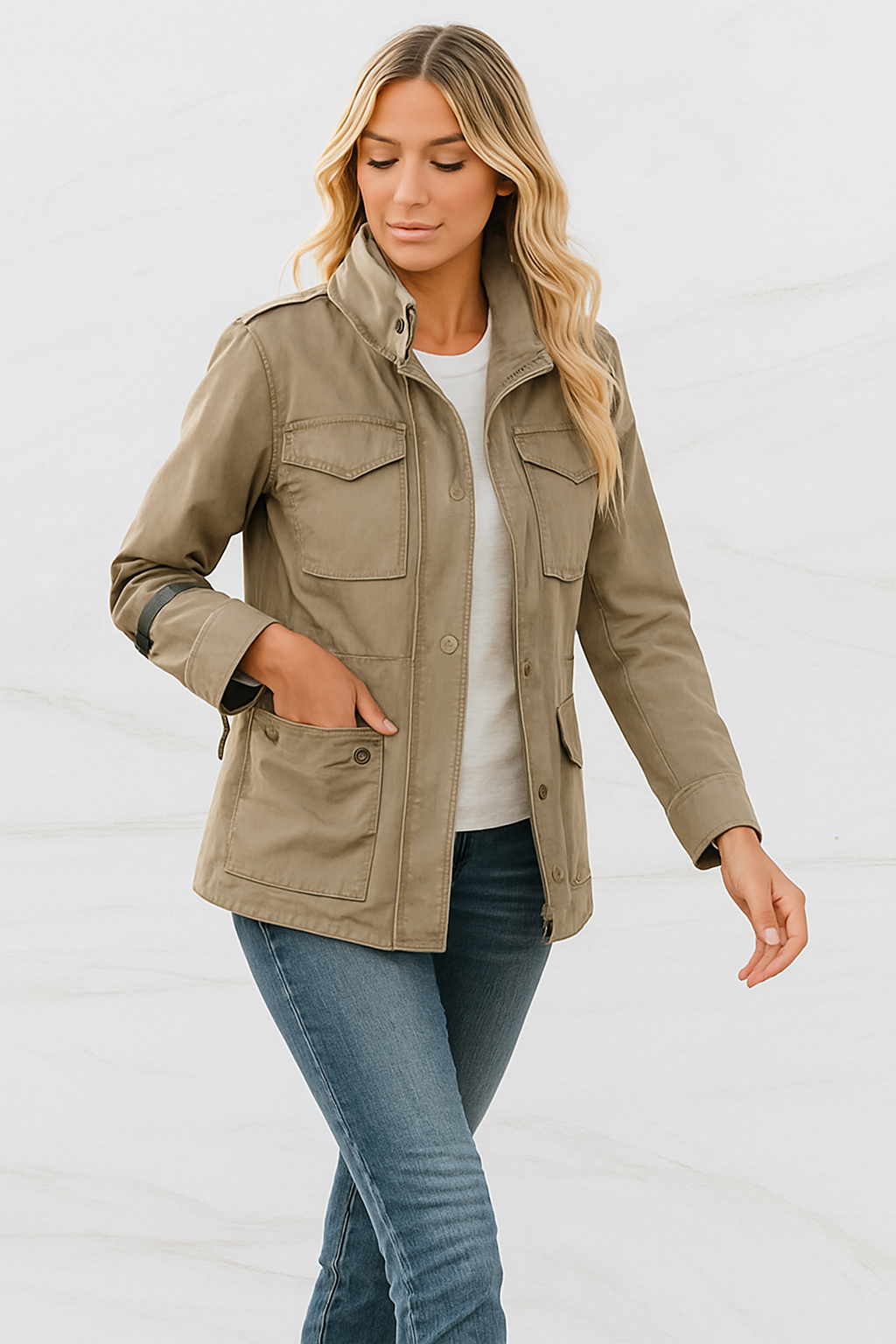 Elynor | Women's Zippered Jacket | Modern & Functional