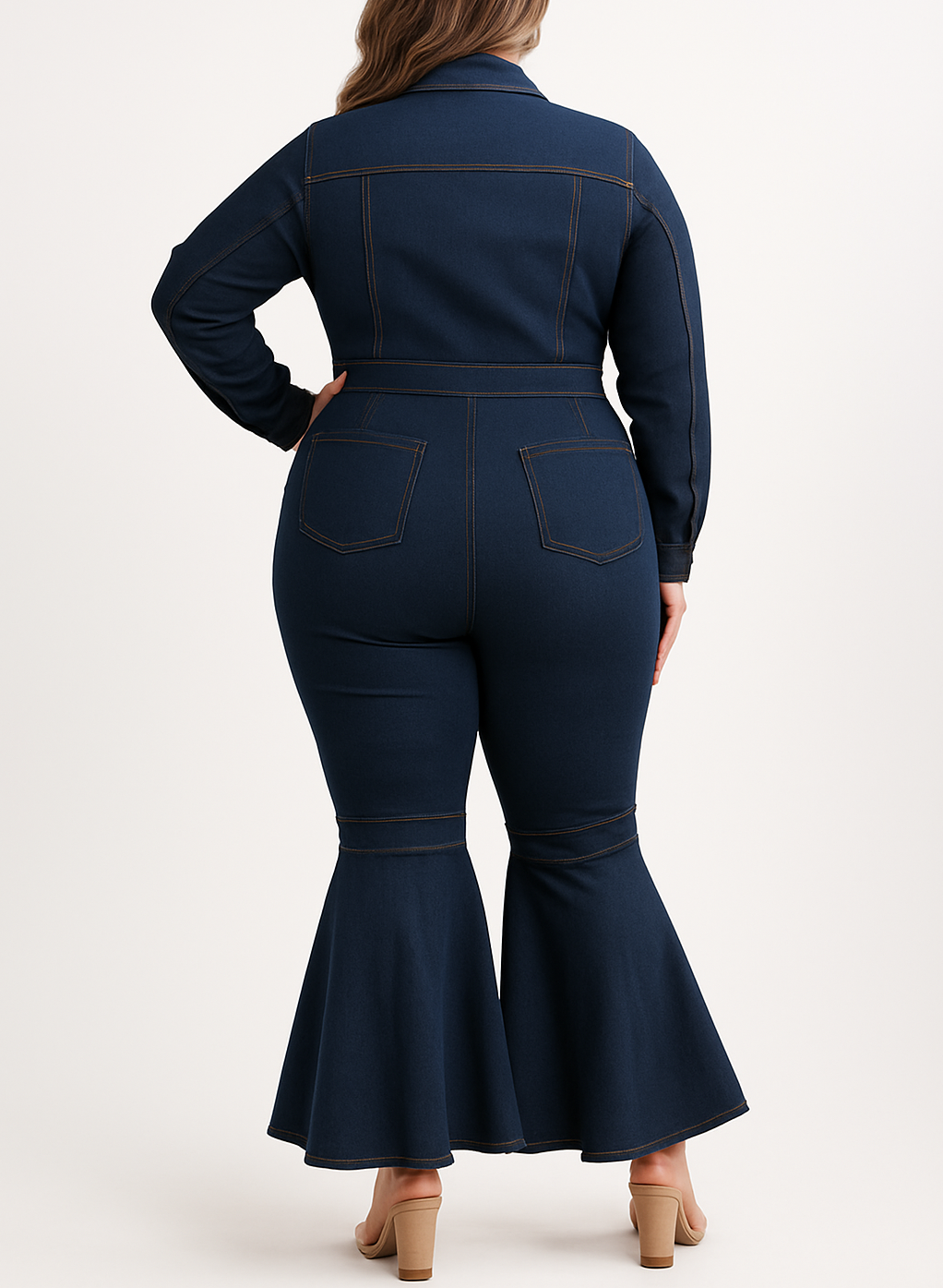 Esmela | Women’s Retro & Tailored Loose Jumpsuit | Chic