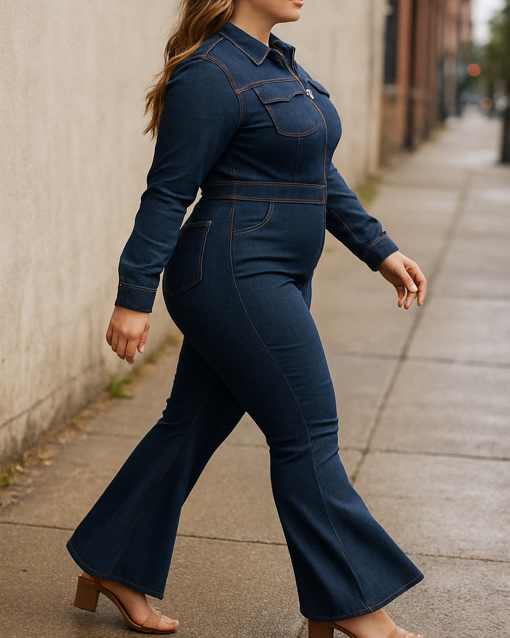 Esmela | Women’s Retro & Tailored Loose Jumpsuit | Chic