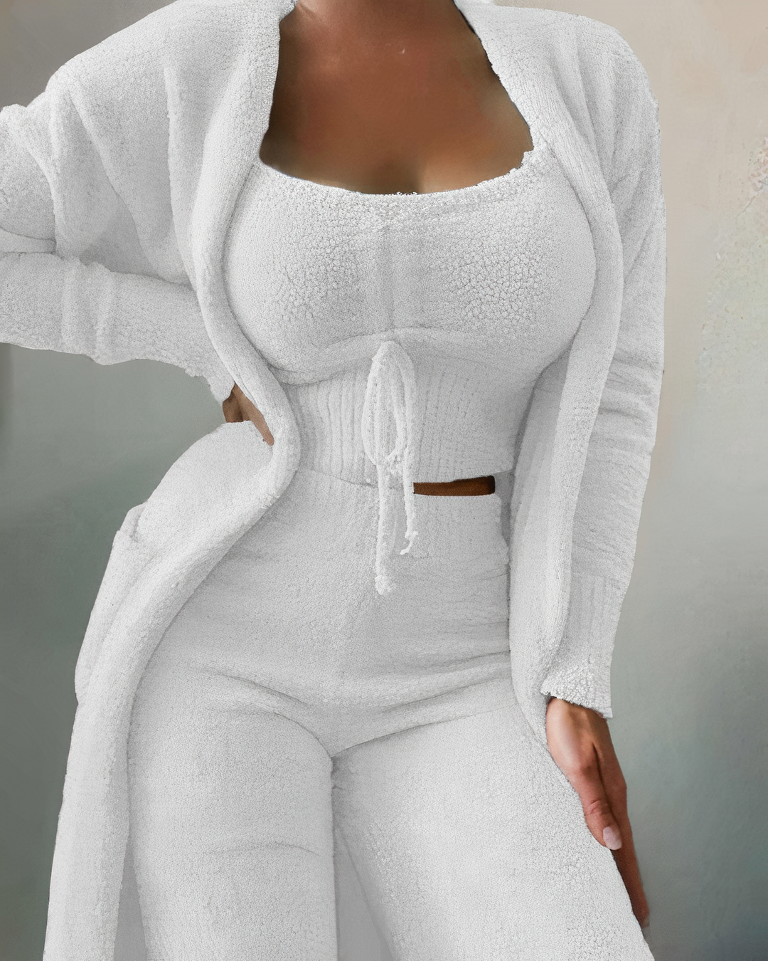 Jade | Women's  Winter 3-Piece Pajama Set