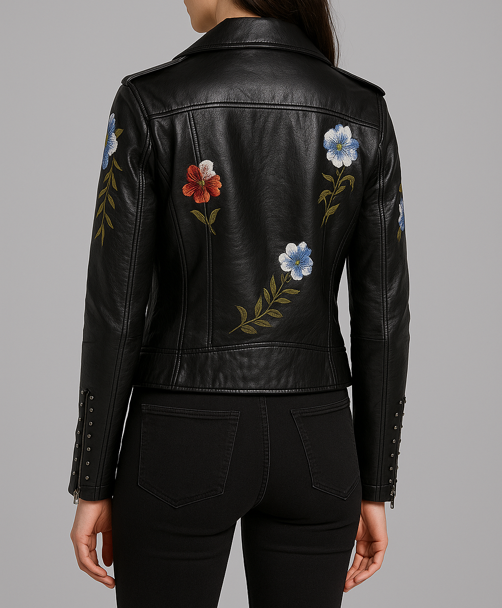 Kinessa | Women’s Modern & Edgy Appeal Leather Style Jacket