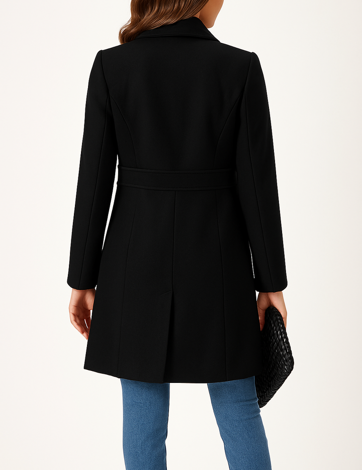 Lunari | Women's Peter Pan Collar Single-Breasted Winter Coat