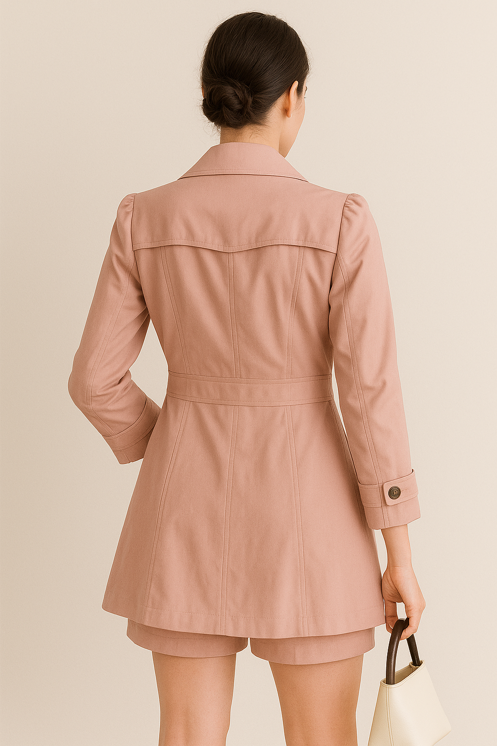 Lunera | Women’s Elegant Short Coat | Clean Silhouette & Polished Look