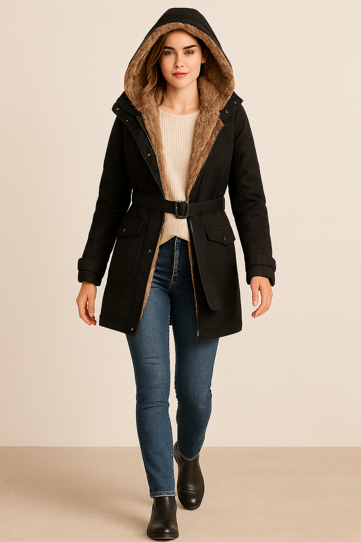 Luvanna | Women's Long Winter Jacket | Sophisticated Warmth