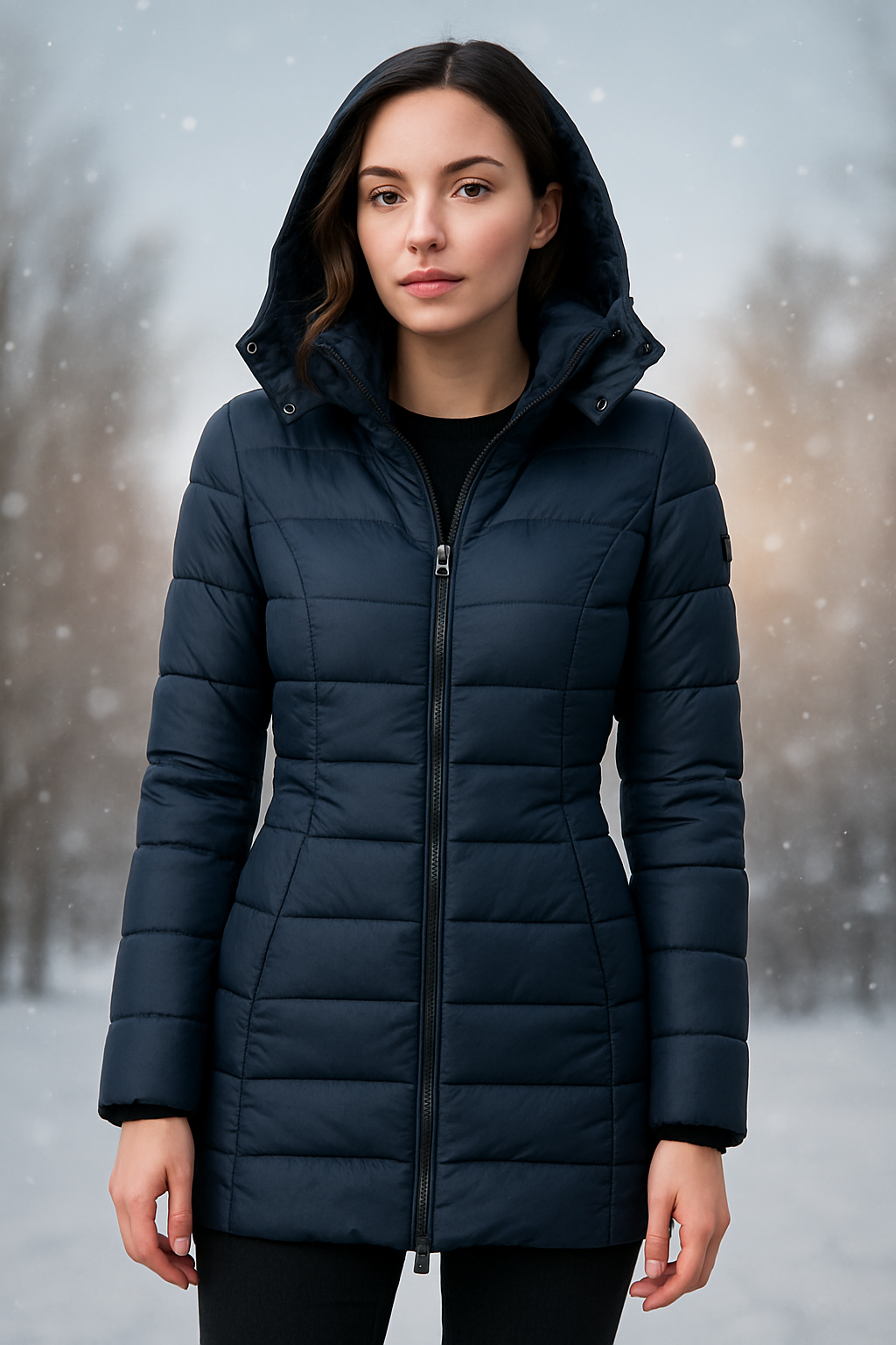 Lyrenza | Women’s Hooded Down Winter Jacket | Comfortable & Versatile