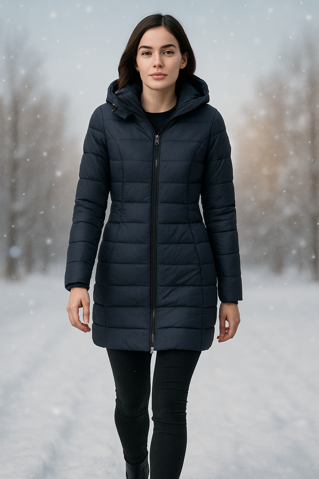 Lyrenza | Women’s Hooded Down Winter Jacket | Comfortable & Versatile