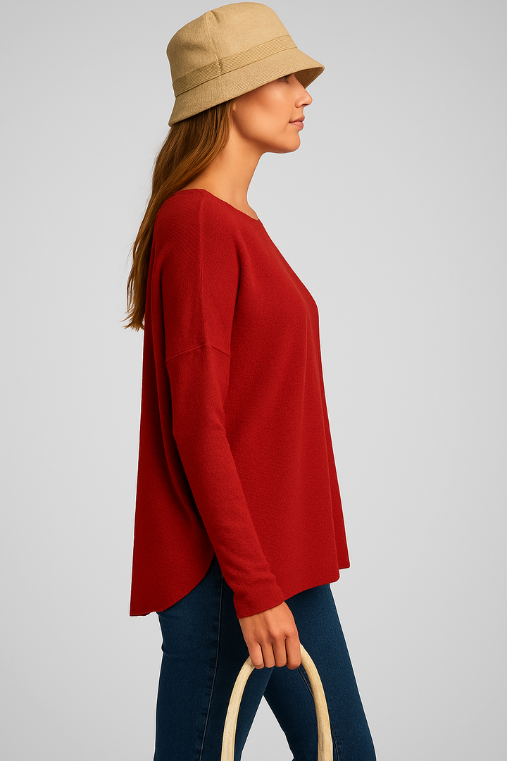 Maelis | Women’s Relaxed Fit Cozy Oversized Sweater | Chic