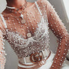 Perlina | Women’s Glamorous & Embellished Rhinestone  Shirt | Chic