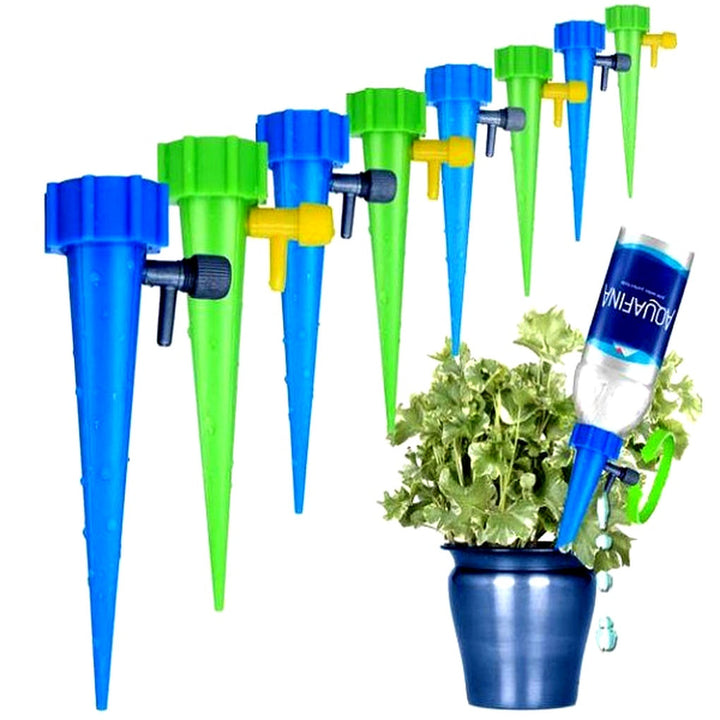 Automatic Plant Watering Spikes (Pack of 12) – Adjustable Flow Garden Aid