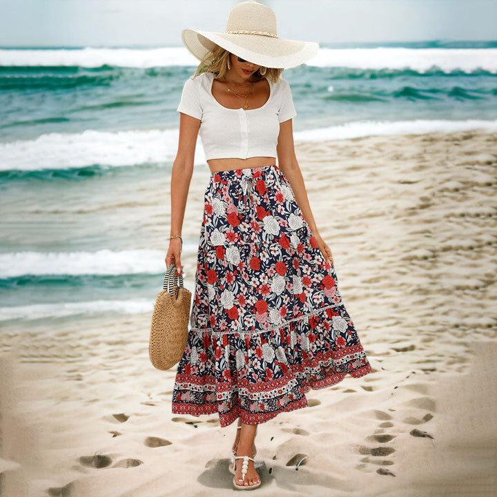 Relina | Women's Summer Boho Skirt | Long