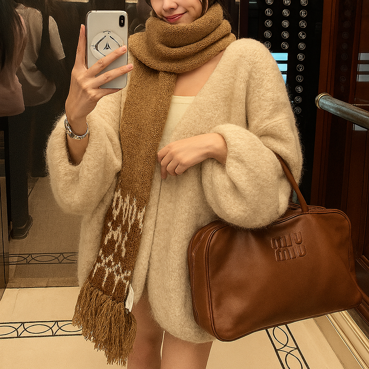 Selira | Women’s Effortless Layering Knit Cardigan | Balloon Sleeves