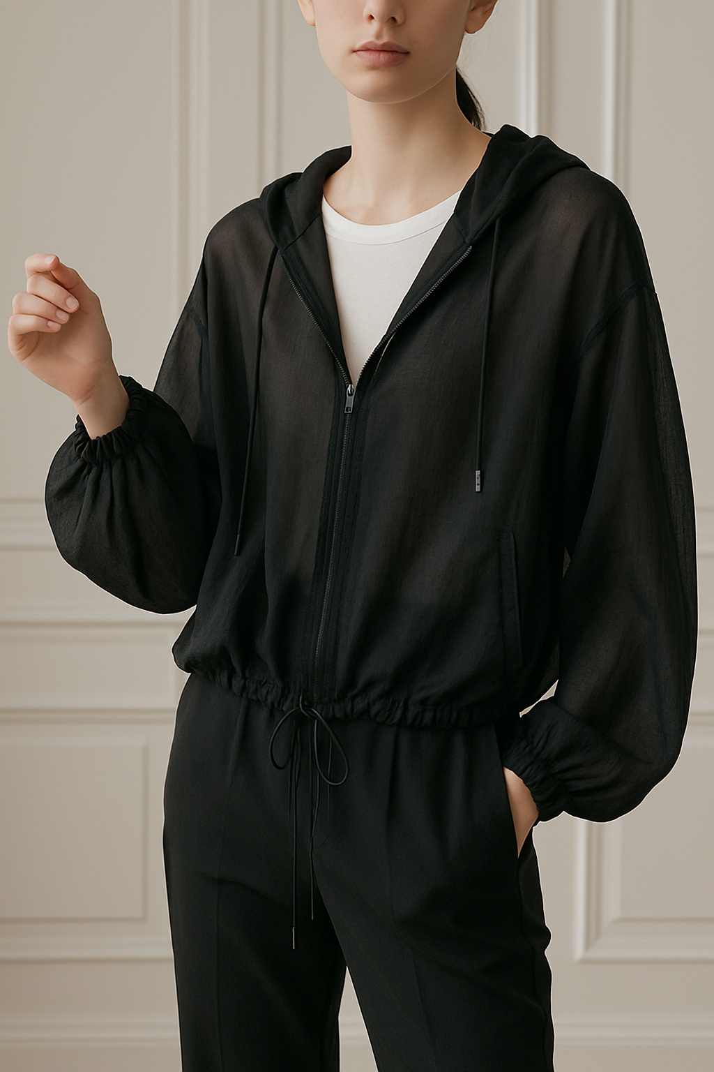 Vestra | Women’s Sheer See-Through Jacket | Lightweight