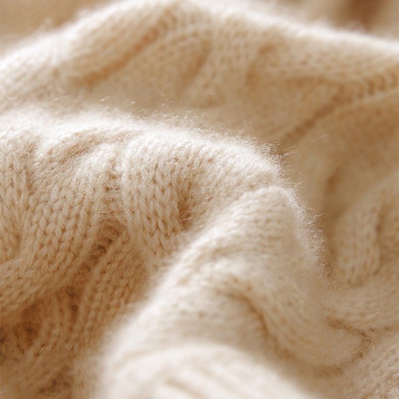 Catrionna | Women’s Button-Up Mock Neck Cardigan | Pocket Detail & Textured Look