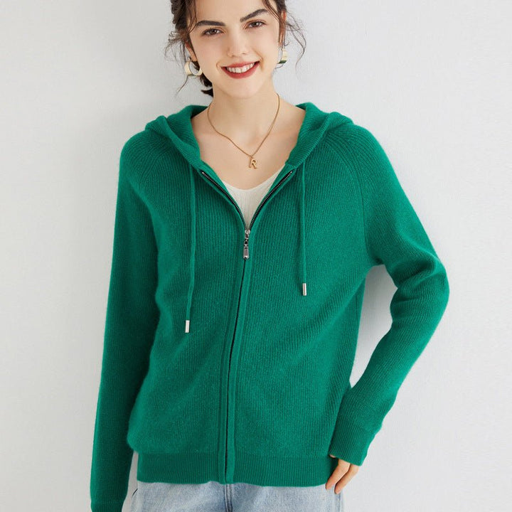 Fenira | Women’s Drawstring Style & Cozy Layer Zip-Up Hoodie