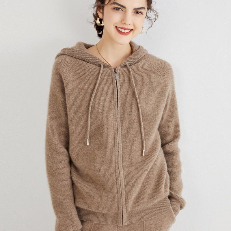 Fenira | Women’s Drawstring Style & Cozy Layer Zip-Up Hoodie